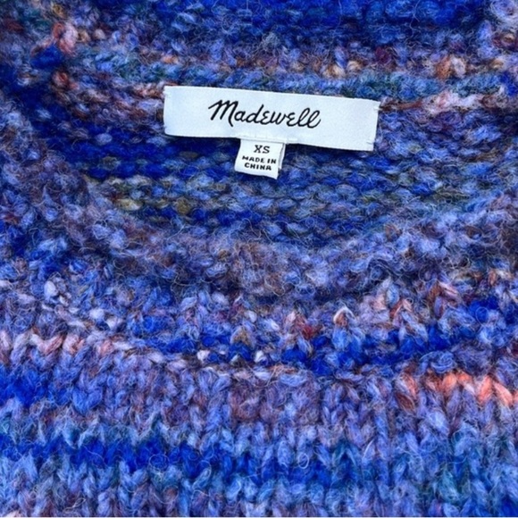 Madewell Space-Dyed Kersdale Pullover Sweater size XS - Picture 5 of 6